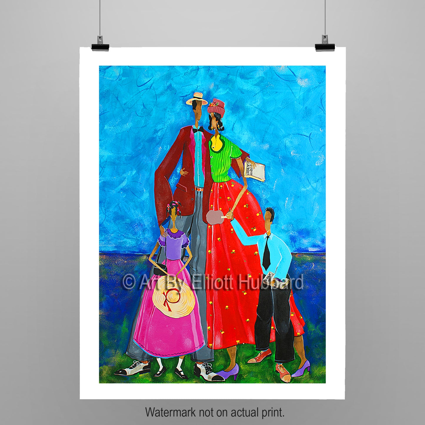 Family Prays Together